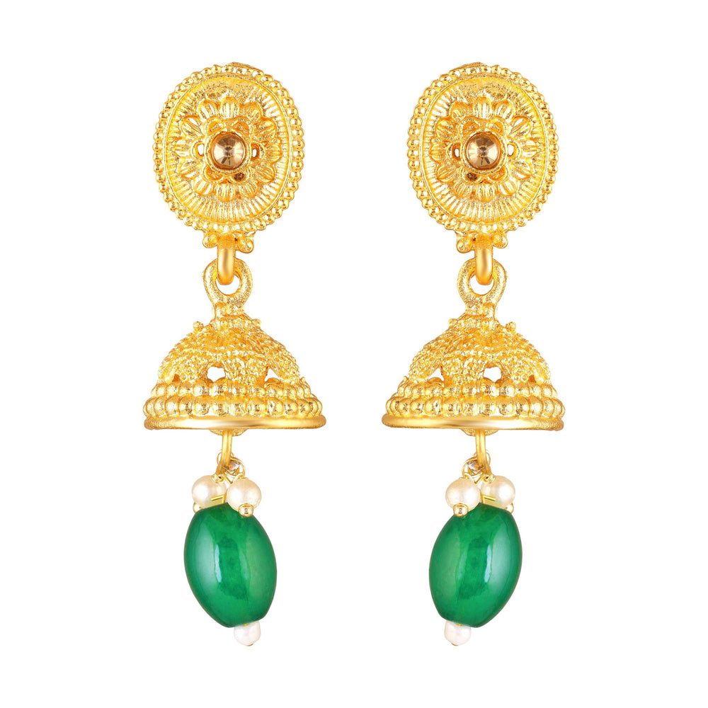 Temple Jewellery Long Haram Necklace Set