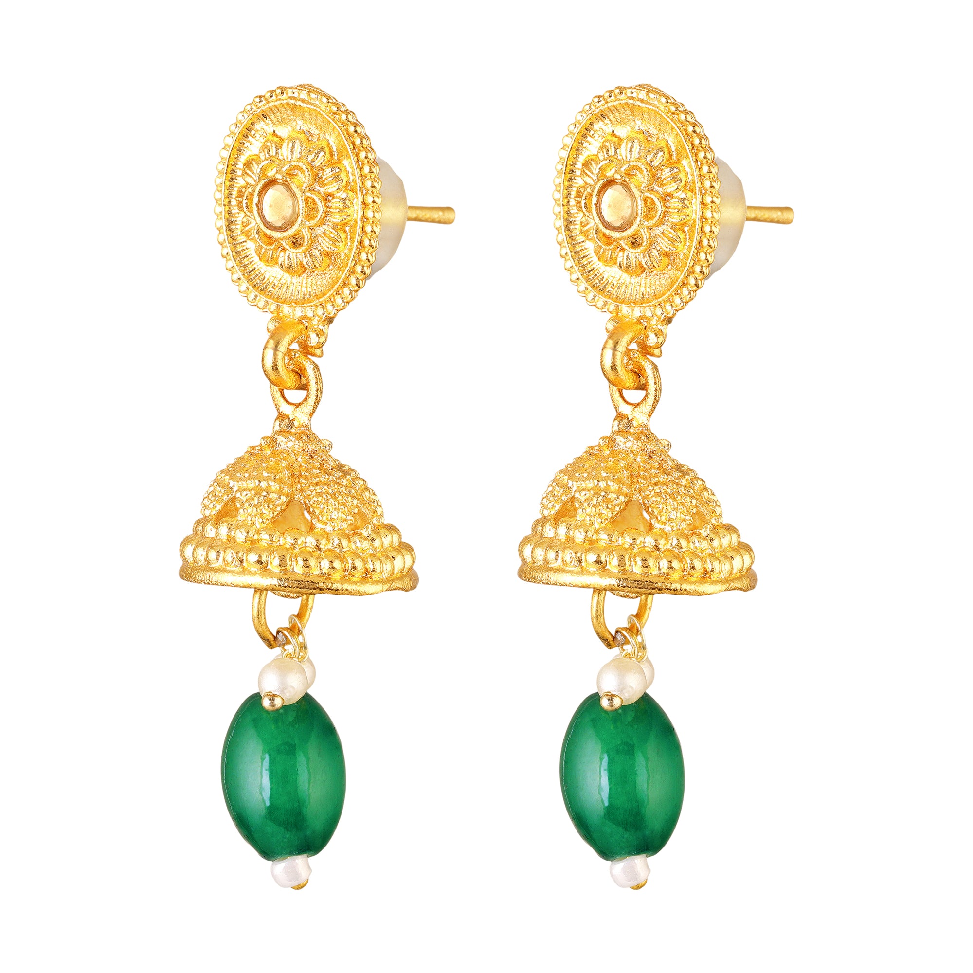 Temple Jewellery Long Haram Necklace Set