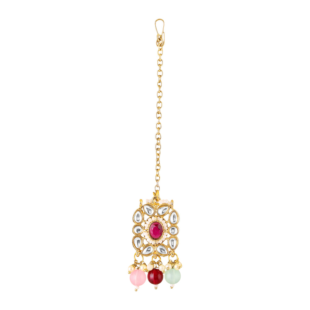 Traditional Kundan Bridal Choker Necklace Jewellery Set