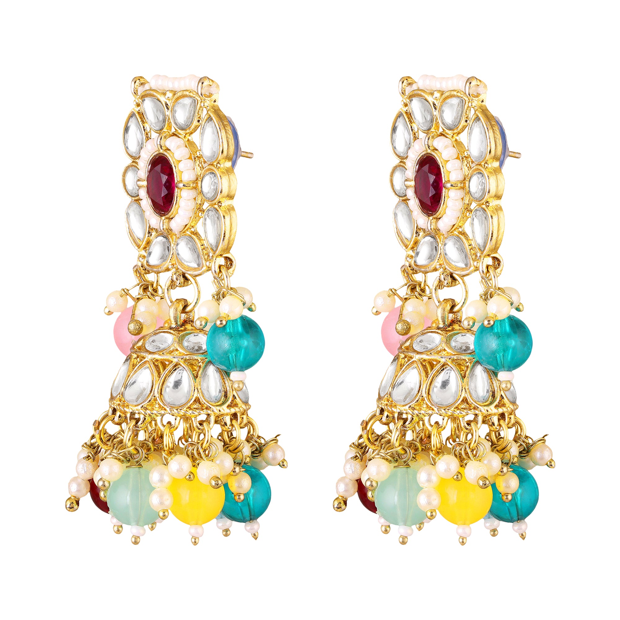 Traditional Kundan Bridal Choker Necklace Jewellery Set