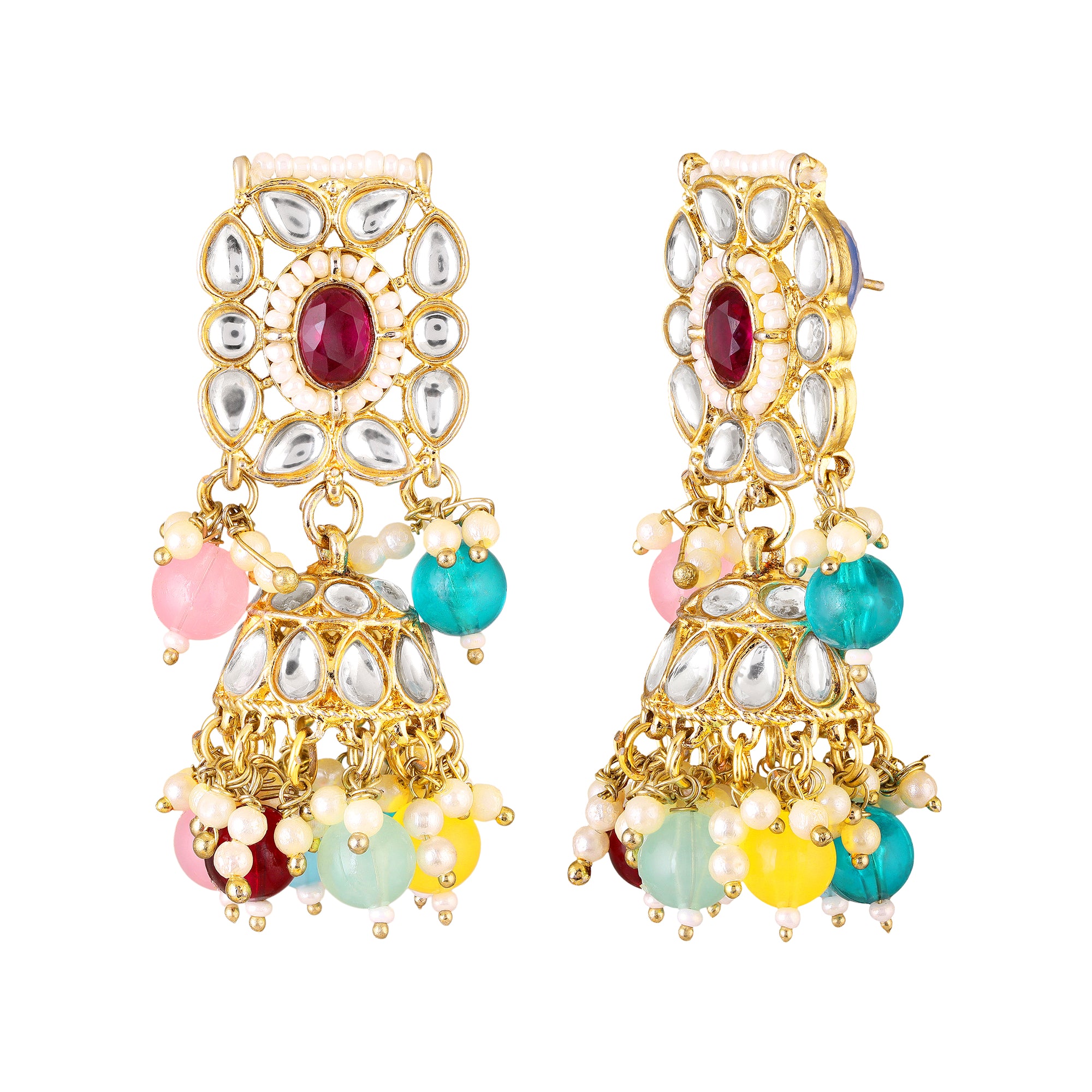 Traditional Kundan Bridal Choker Necklace Jewellery Set