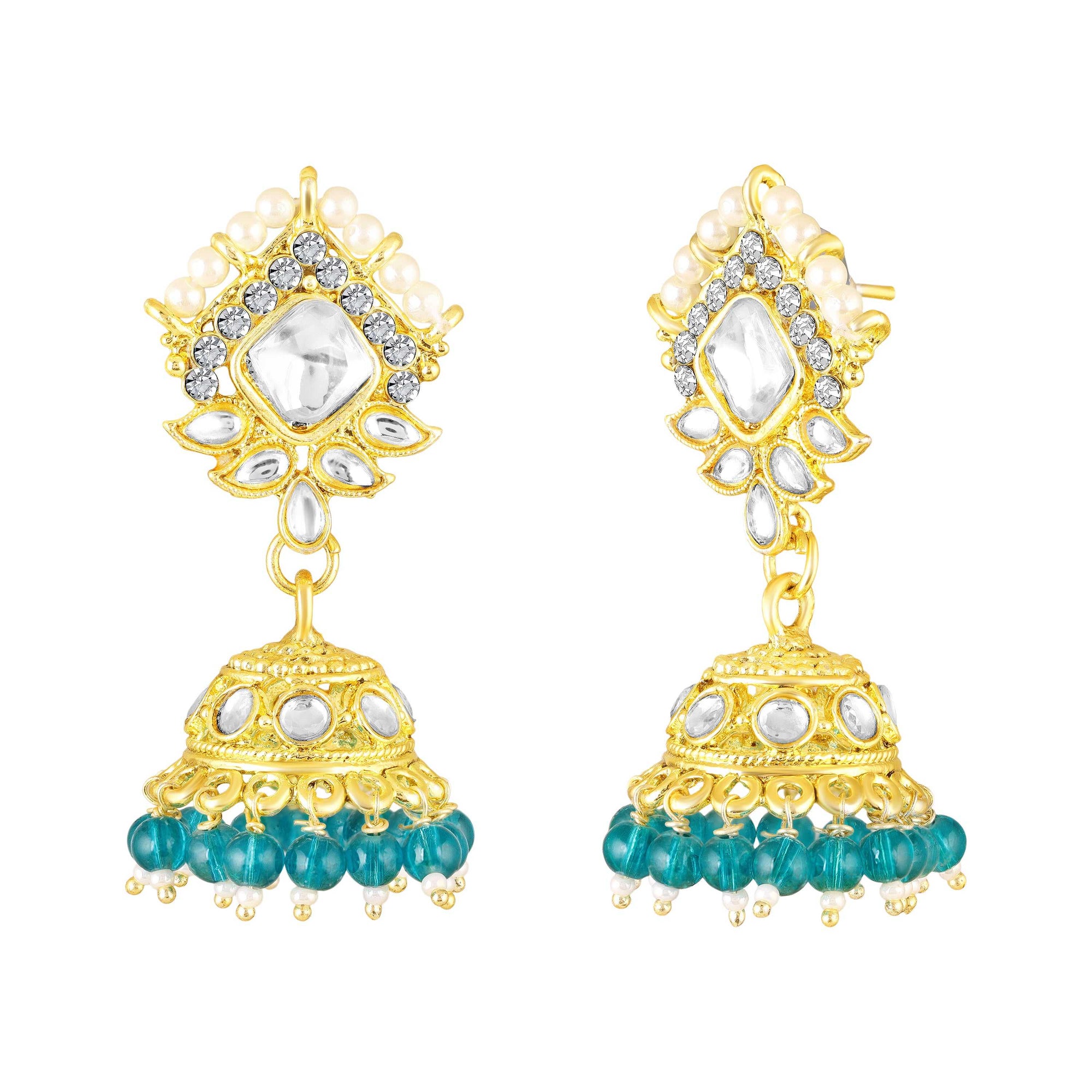 Traditional Kundan Choker Necklace Jewellery Set
