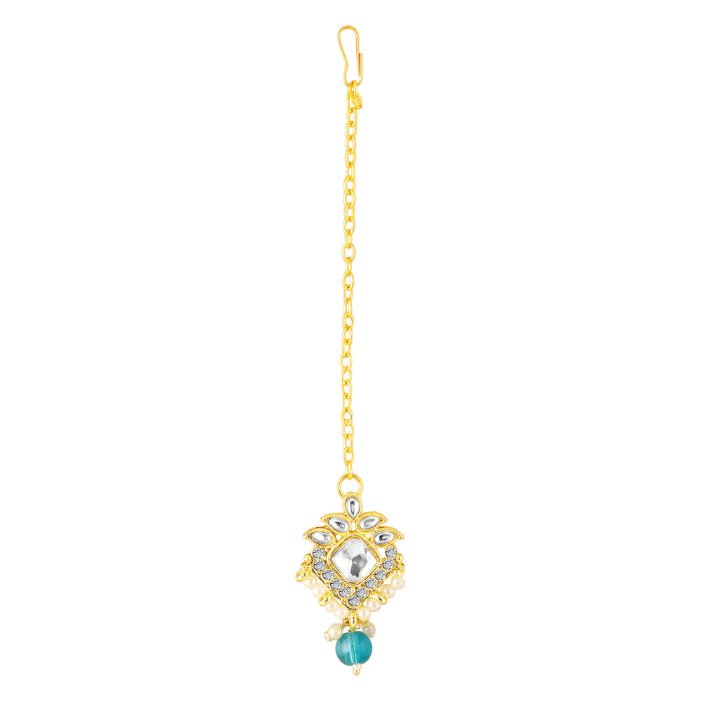 Traditional Kundan Choker Necklace Jewellery Set