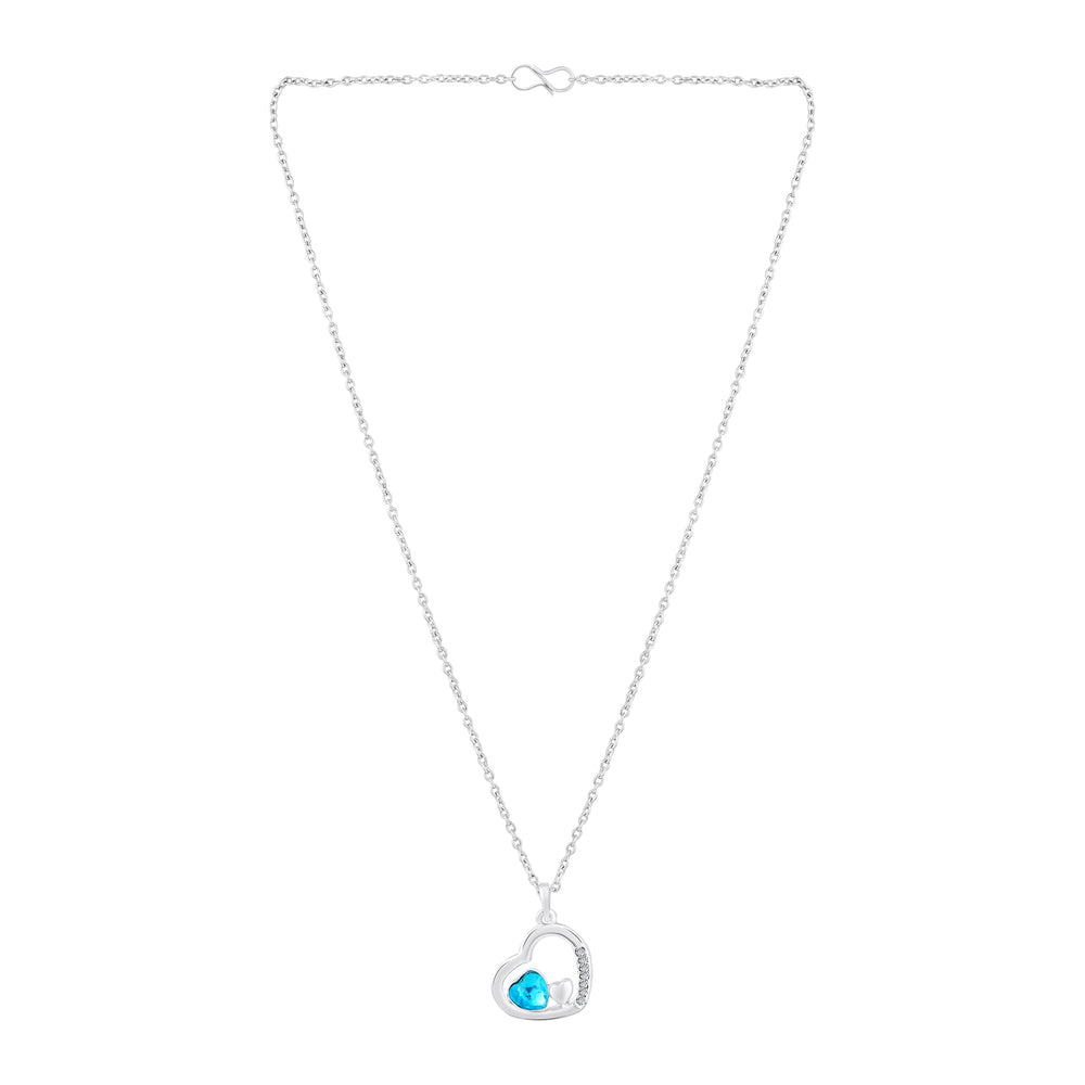 Valentine Collection Eternal Love Triple Heart Crystal Pendant Set