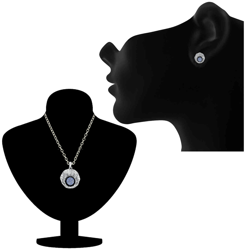 Oxidised finish designer Earrings
