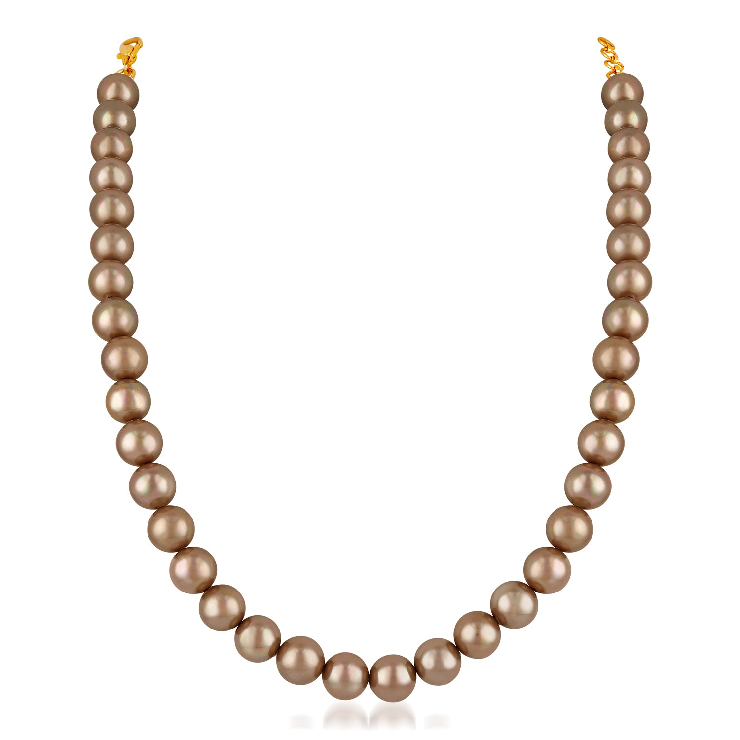 Alluring Brown Beads Necklace