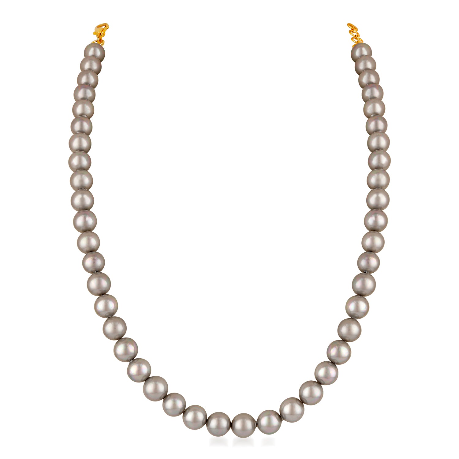 Designer Grey Beads Necklace