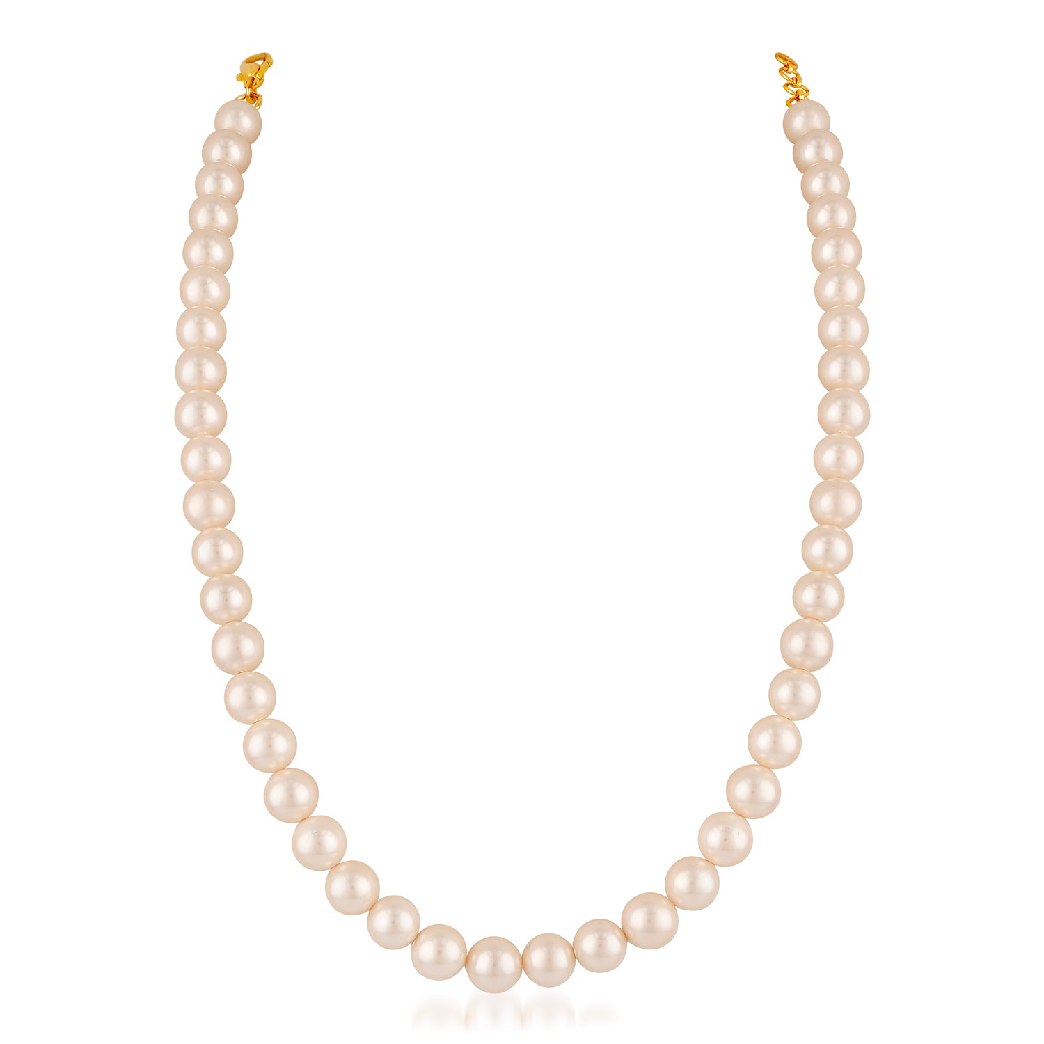 Exquisite Cream Beads Necklace