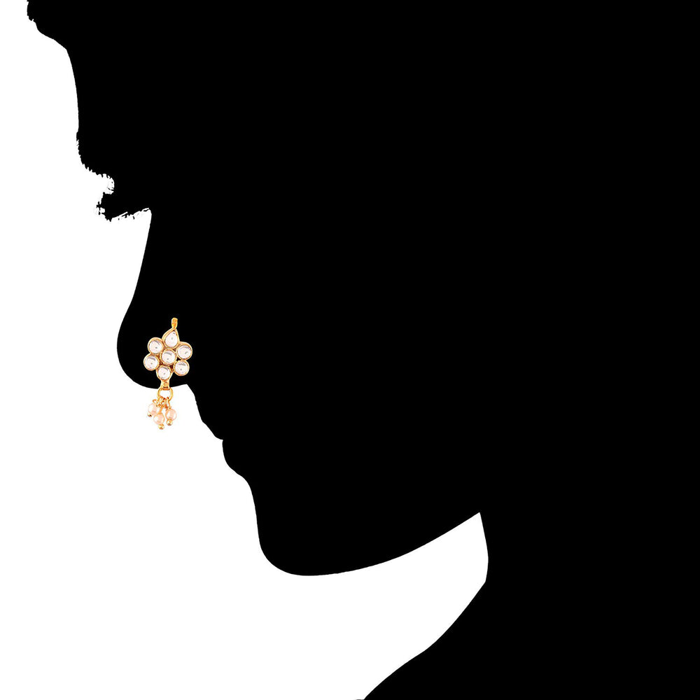 Gleaming Crystals Designer Nose pin