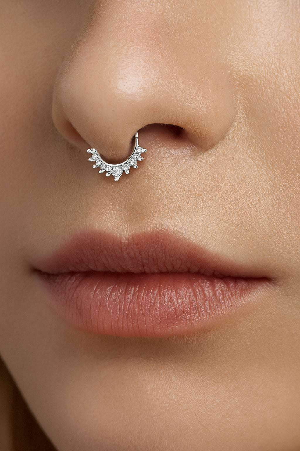 Horseshoe-Shaped Non-Piercing Septum Nose Ring