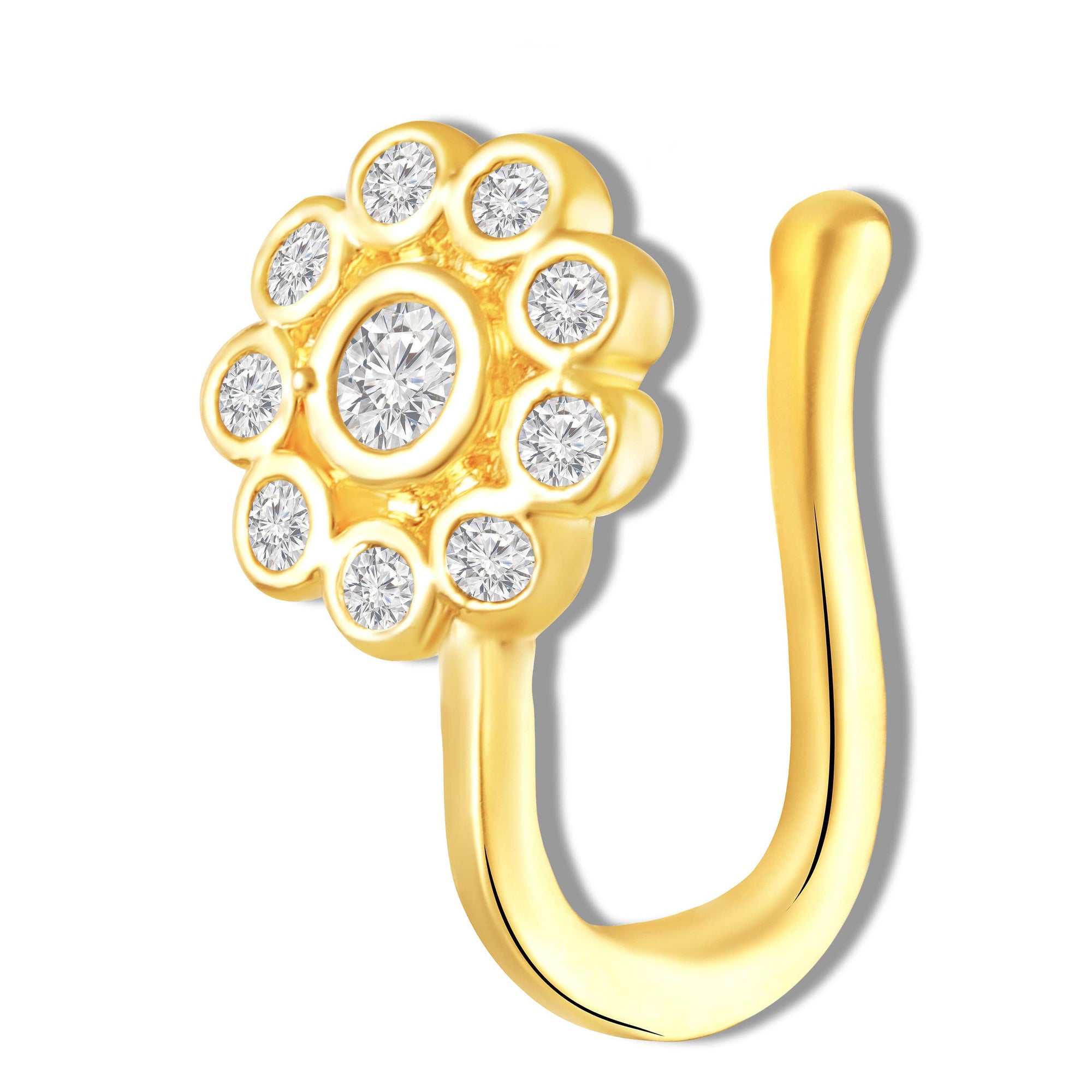 Non-Piercing Floral Adjustable Nose Ring