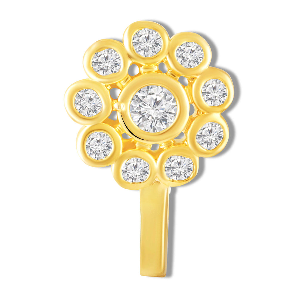Non-Piercing Floral Adjustable Nose Ring
