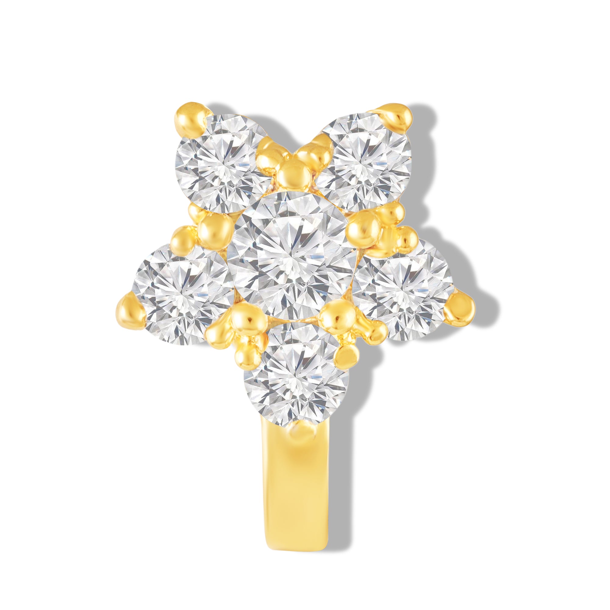 Non-Piercing Floral Adjustable Nose Ring