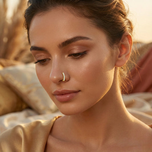 Non-Piercing Floral Adjustable Nose Ring