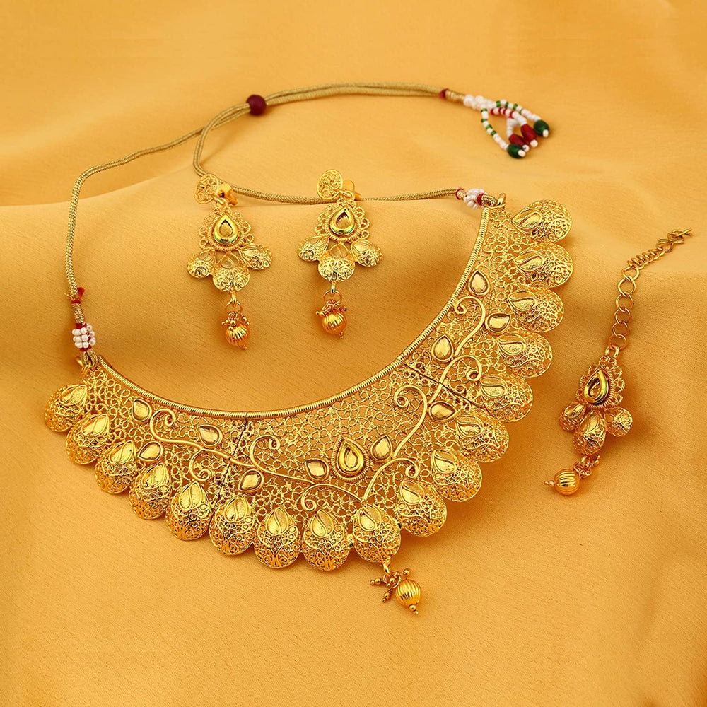 Traditional Kundan Necklace set Combo