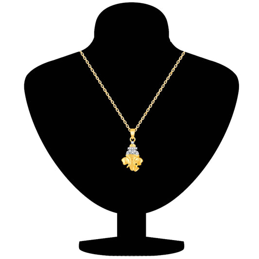 Avighna Ganesha Unisex CZ Pendant