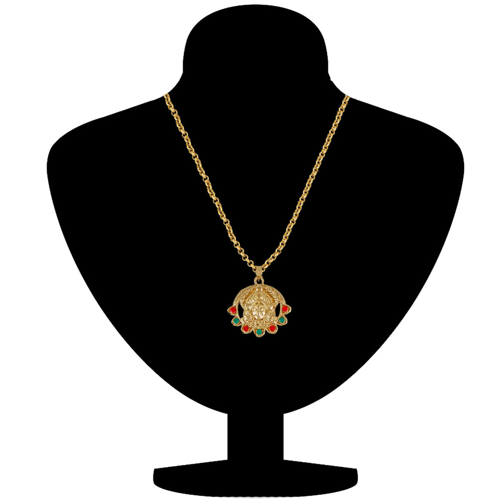 Auspicious Jai Ambe Mata Unisex crystal Pendant