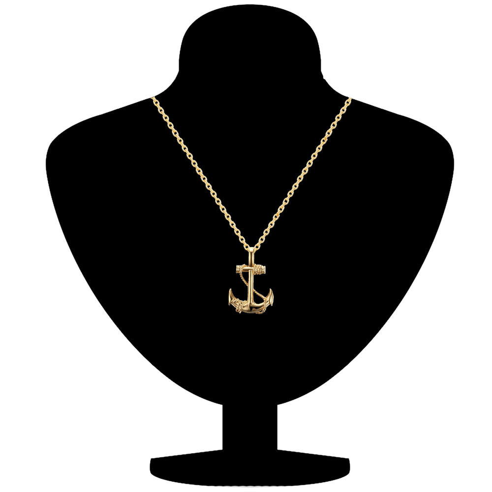 Unisex Sailor Anchor Pendant with Chain