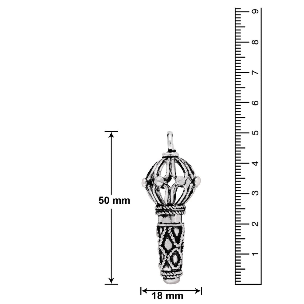 Beautifully Crafted Hanuman 'Gada' Pendant