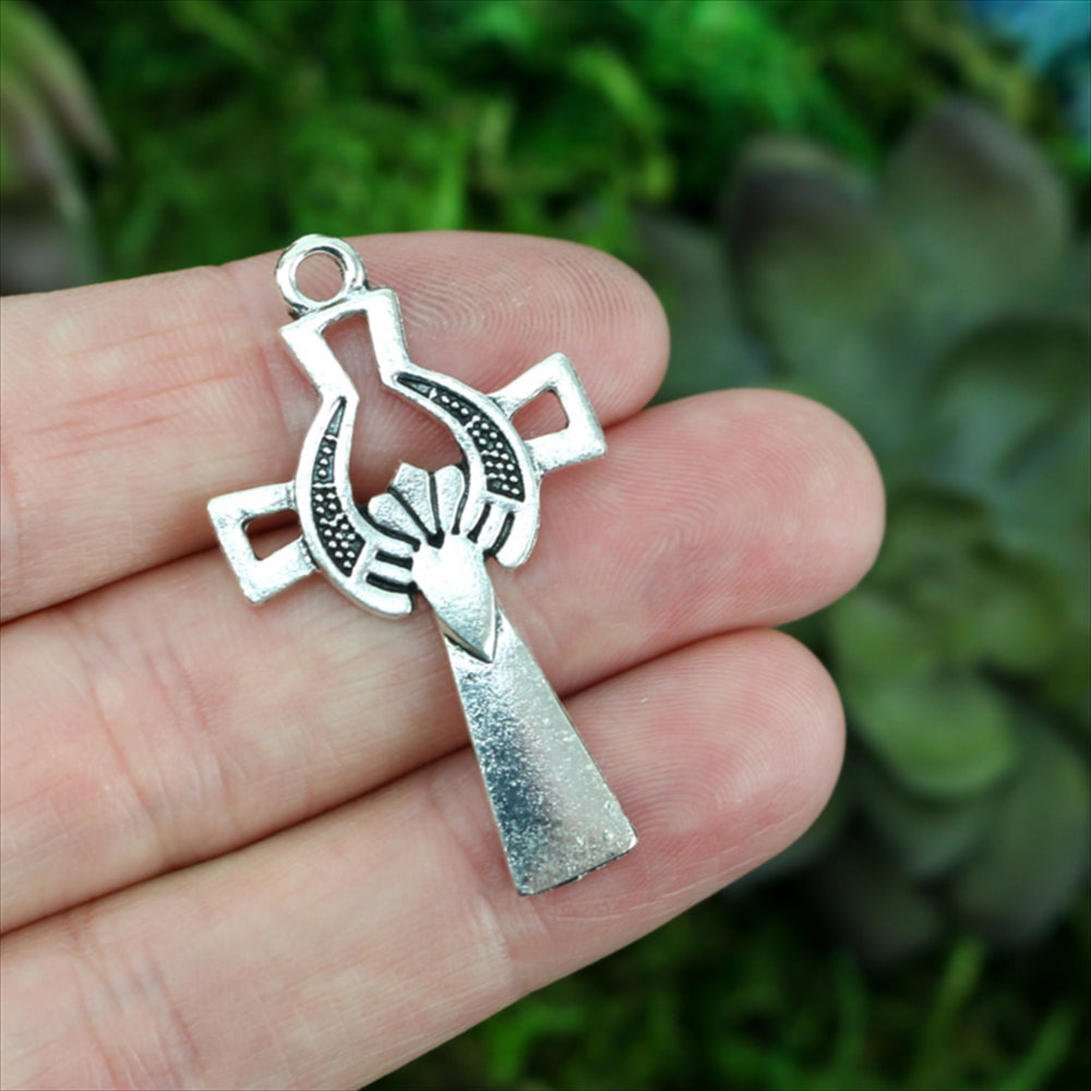 Rosegold Plated Infinity Cross Symbol Pendant Necklace
