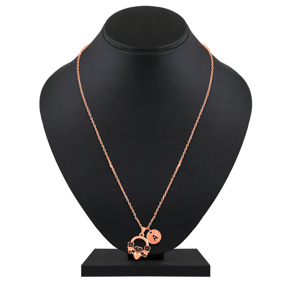 Oxidized Plated Cute Trendy Small Elephant Pendant with Chain