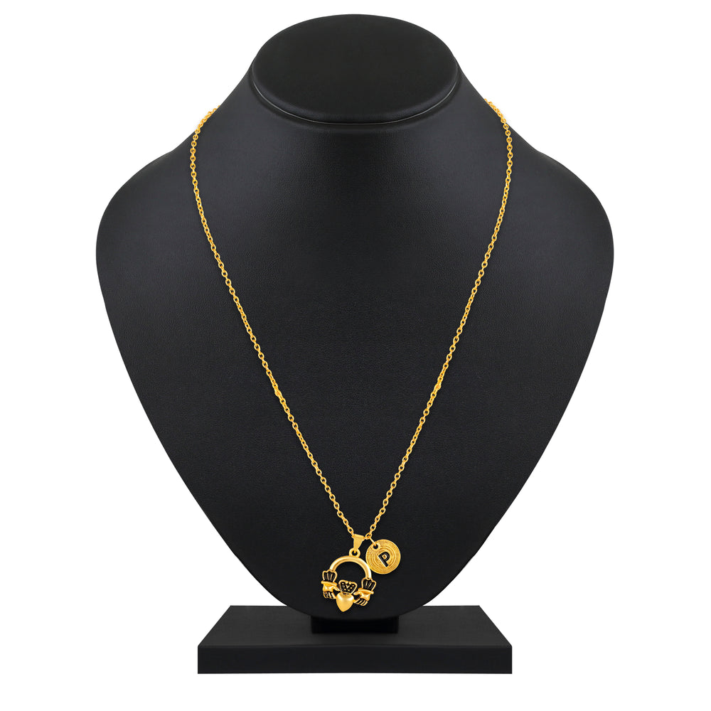 Oxidized Plated Cute Trendy Small Elephant Pendant with Chain