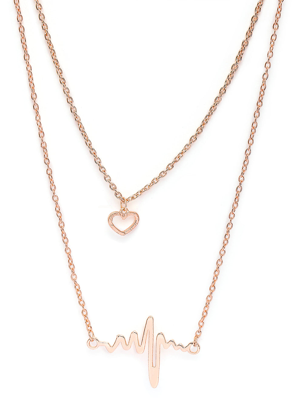 Stylish Fashionable Multilayer Chain Charm Pendants Necklace