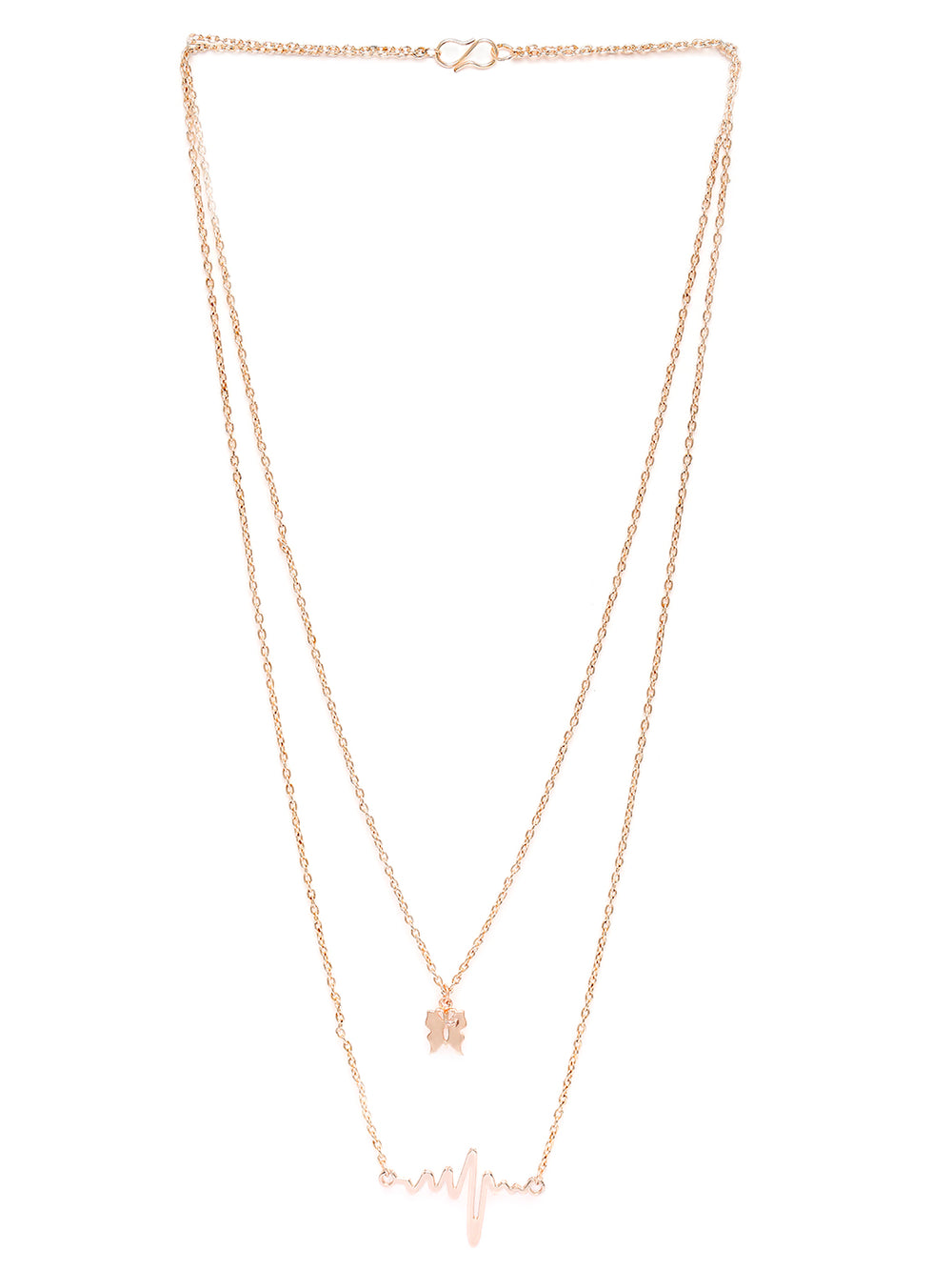 Stylish Fashionable Multilayer Chain Charm Pendants Necklace