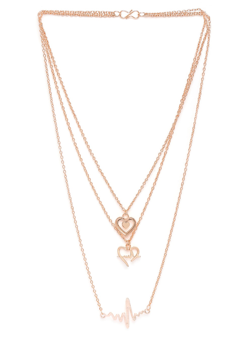 Stylish Fashionable Multilayer Chain Charm Pendants Necklace
