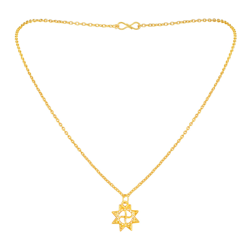 Trishul Shaped Pendant with Chain