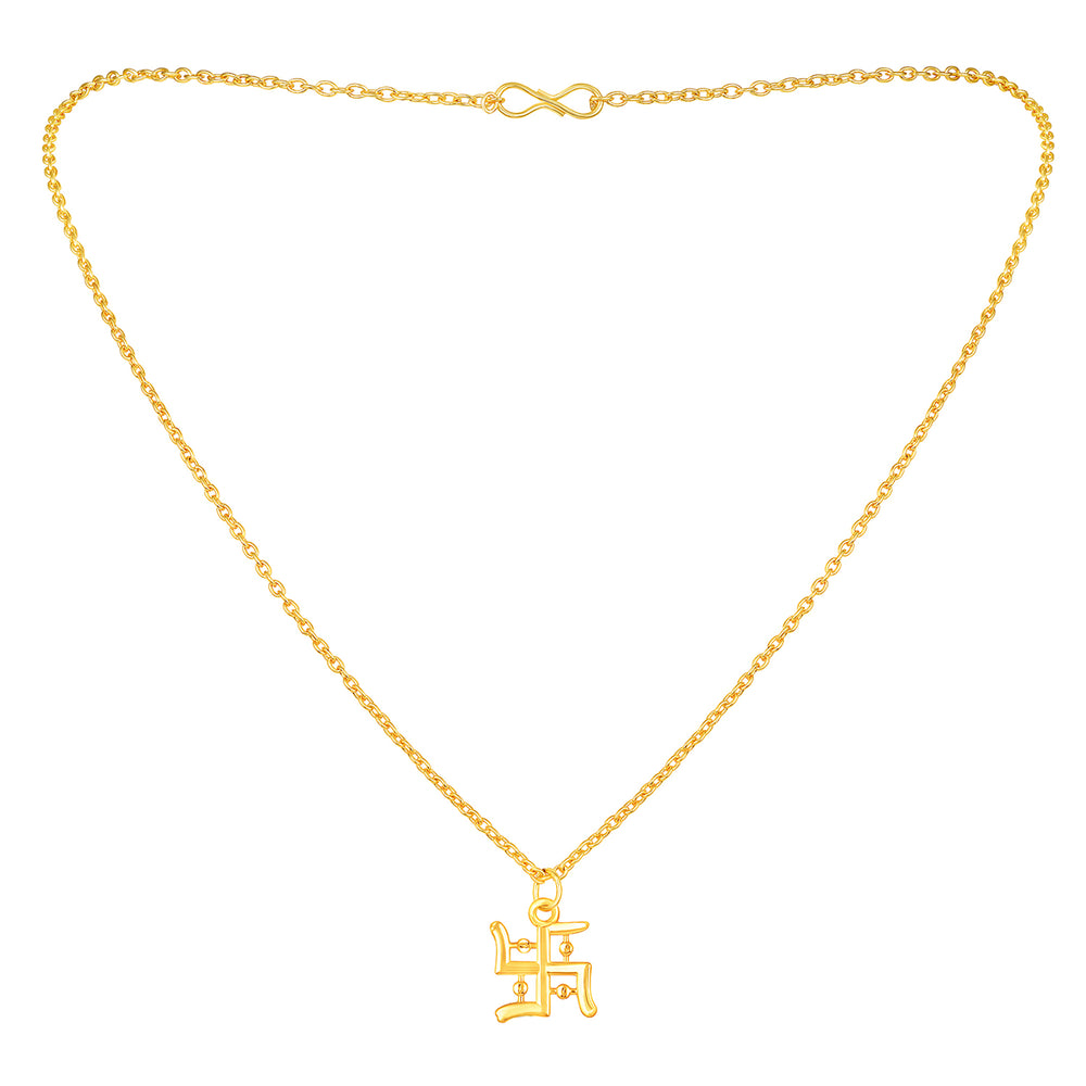 Trishul Shaped Pendant with Chain