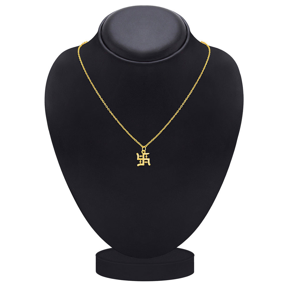 Trishul Shaped Pendant with Chain