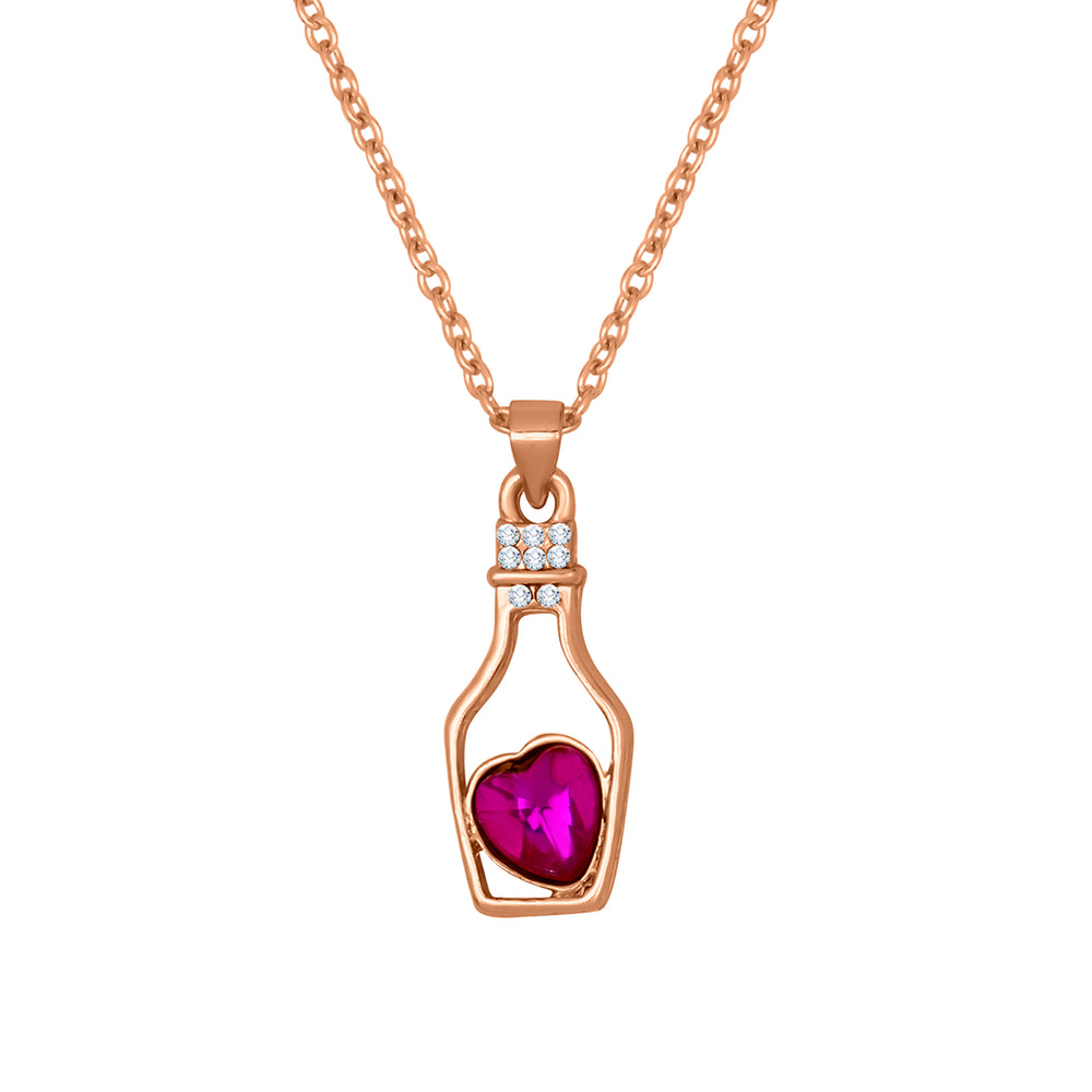 Bottle Heart Pendant