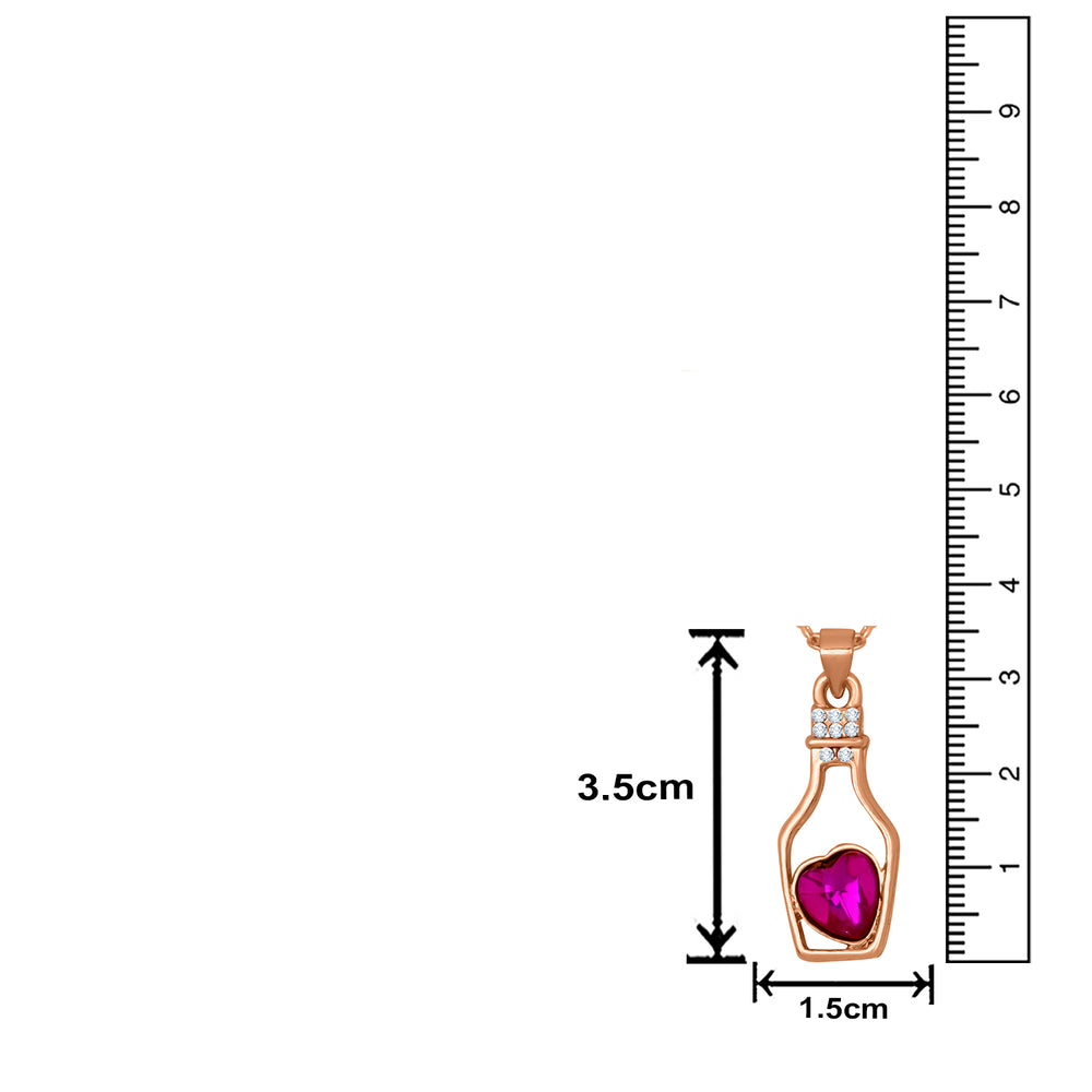 Bottle Heart Pendant