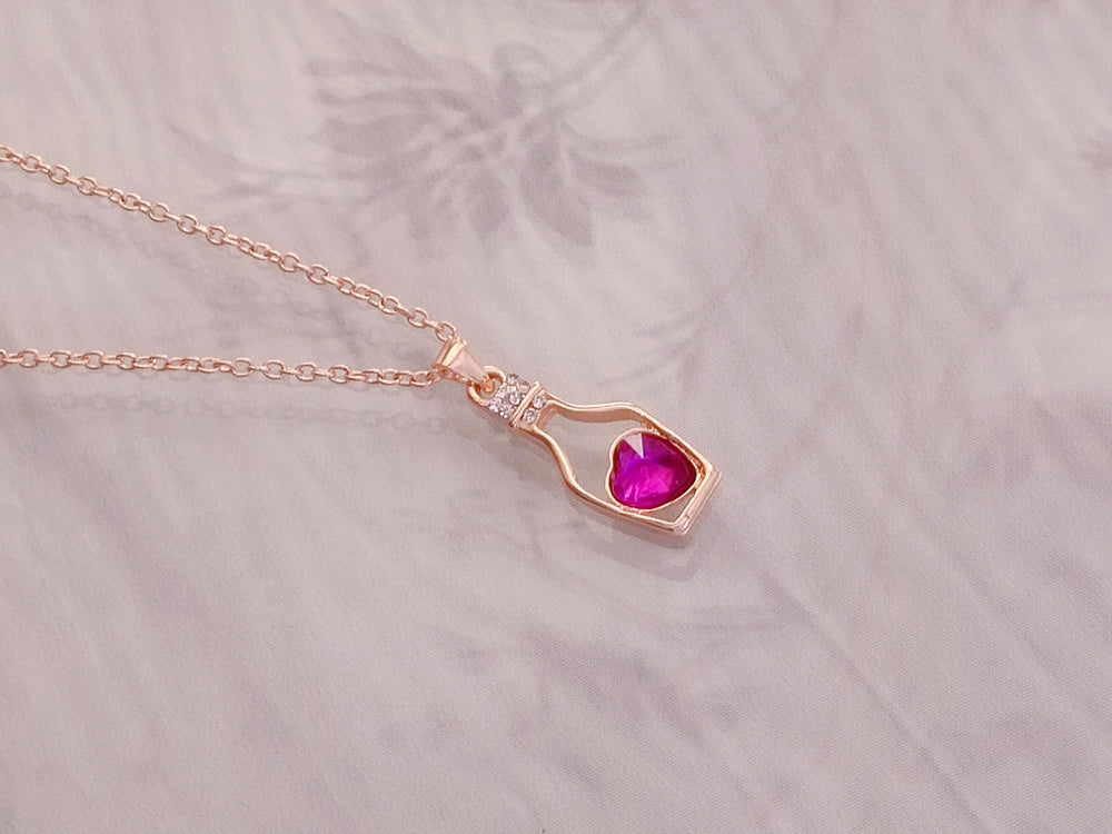 Bottle Heart Pendant