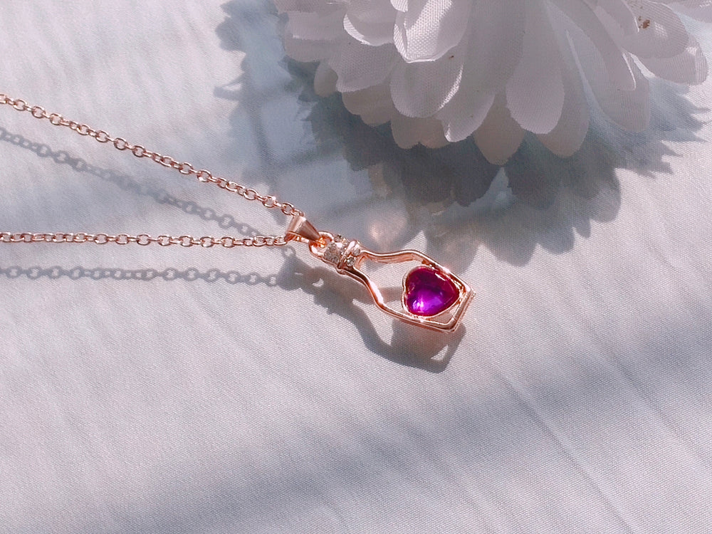 Bottle Heart Pendant