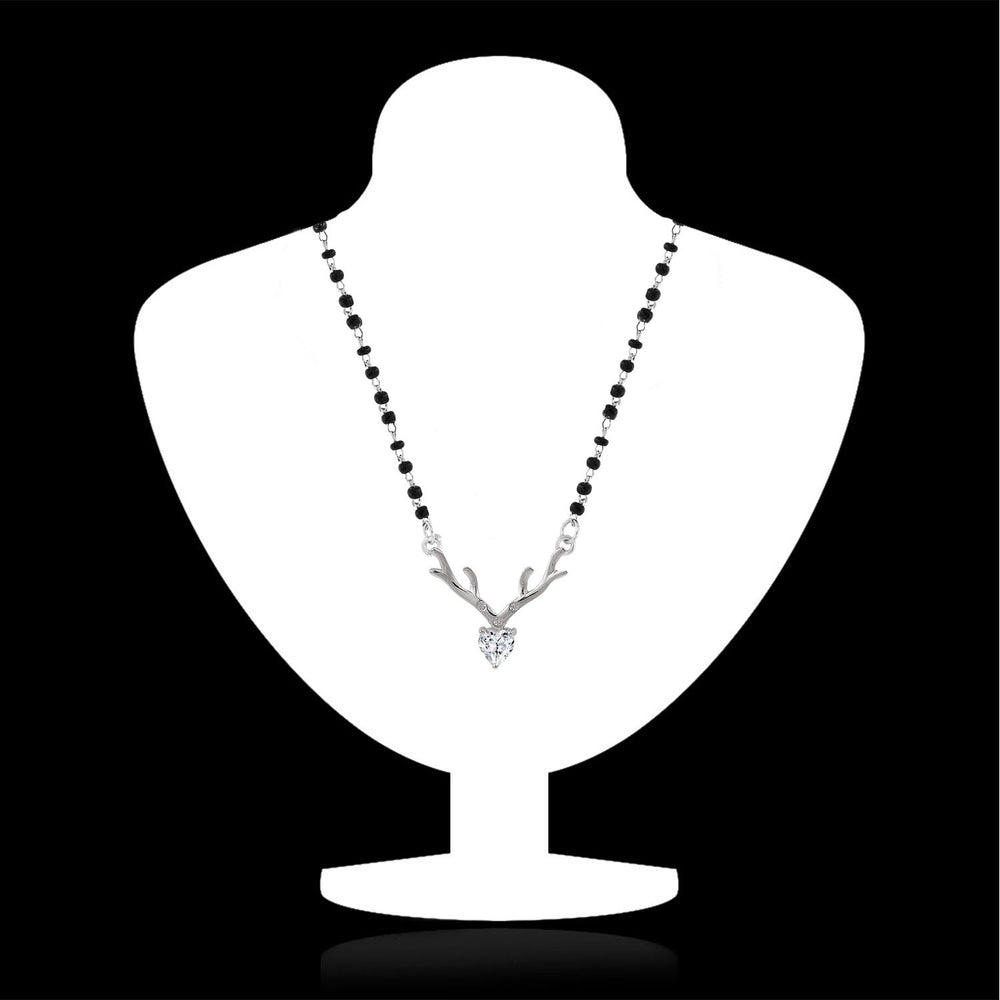 Deer Heart Shaped Mangalsutra Necklace