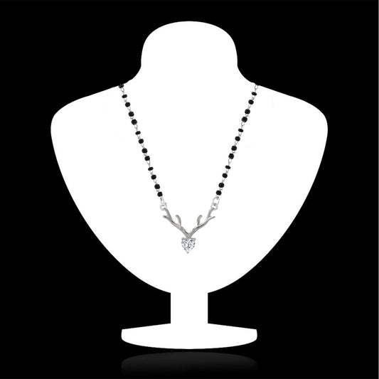 Deer Heart Shaped Mangalsutra Necklace