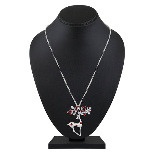 Cute Deer-Shaped Pendant with Long Chian