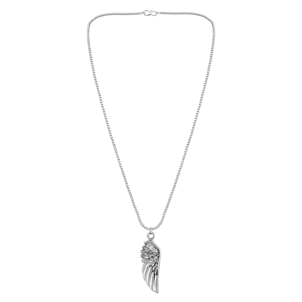 Hip Hop Wing Necklace Angel Wings-Shaped Necklace Pendant