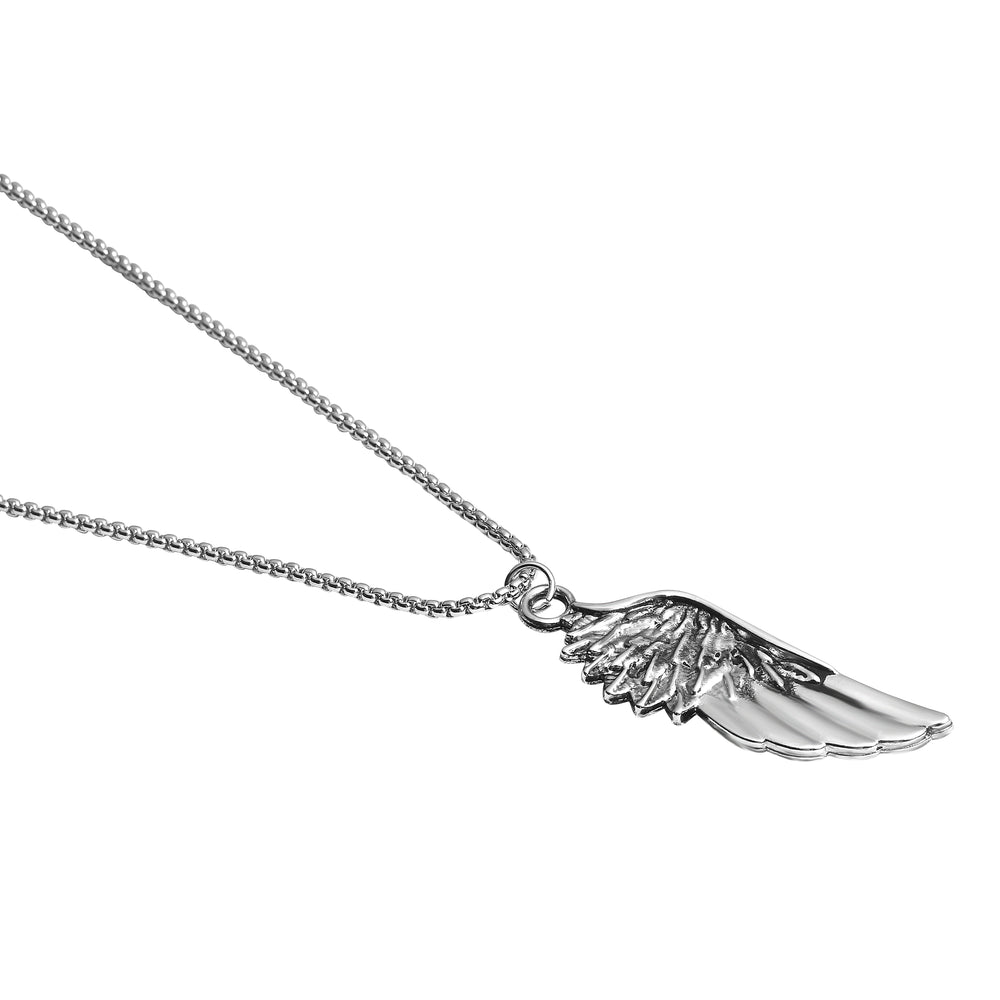 Hip Hop Wing Necklace Angel Wings-Shaped Necklace Pendant