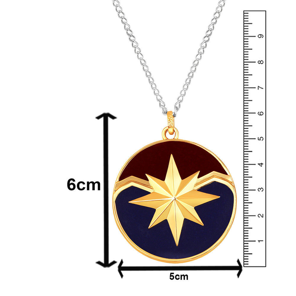 Hollywood Movie Inspired Shield Pendant Locket Necklace