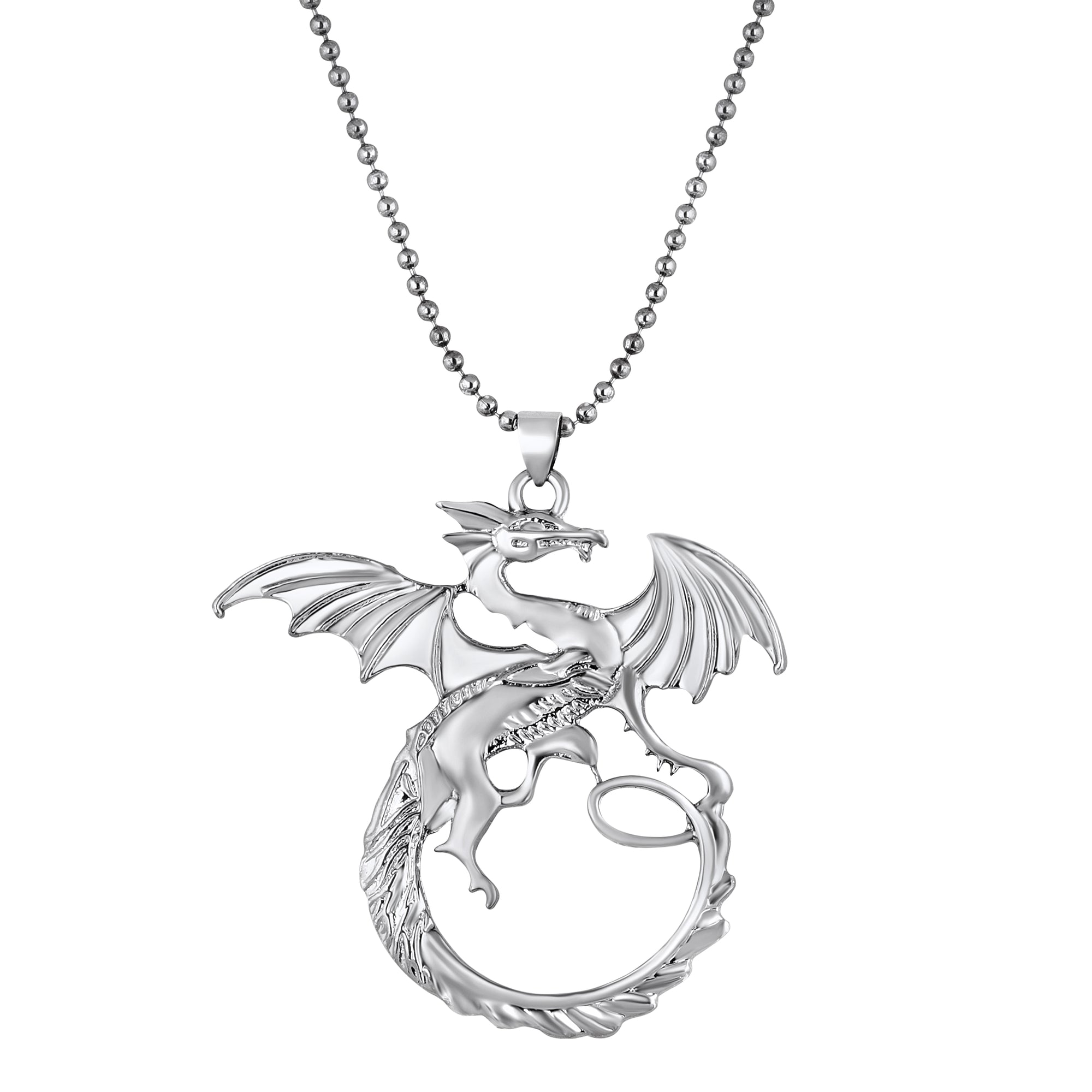 Dragon Shaped Pendant Locket Necklace