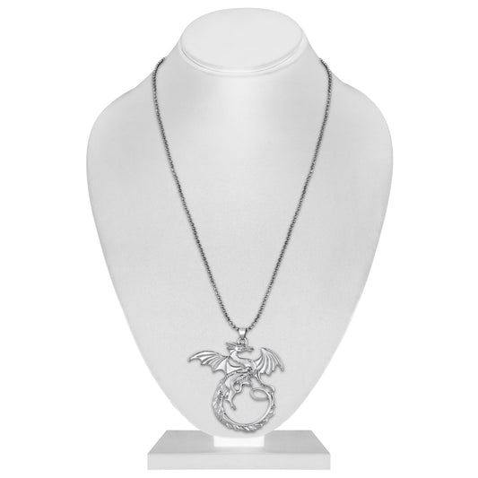 Dragon Shaped Pendant Locket Necklace