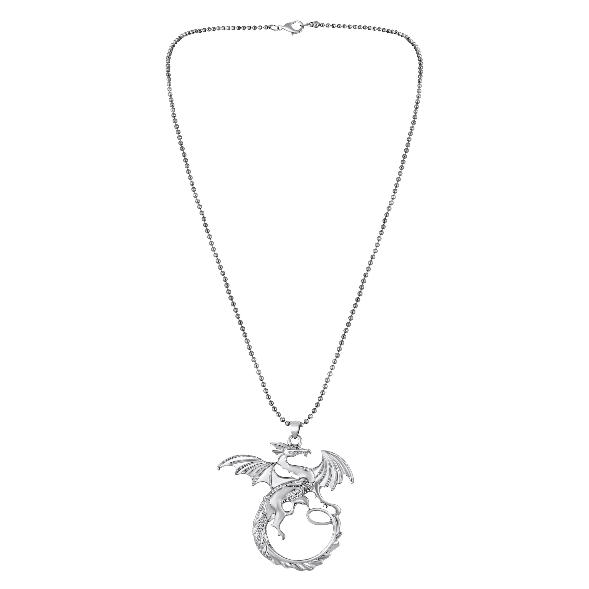 Dragon Shaped Pendant Locket Necklace