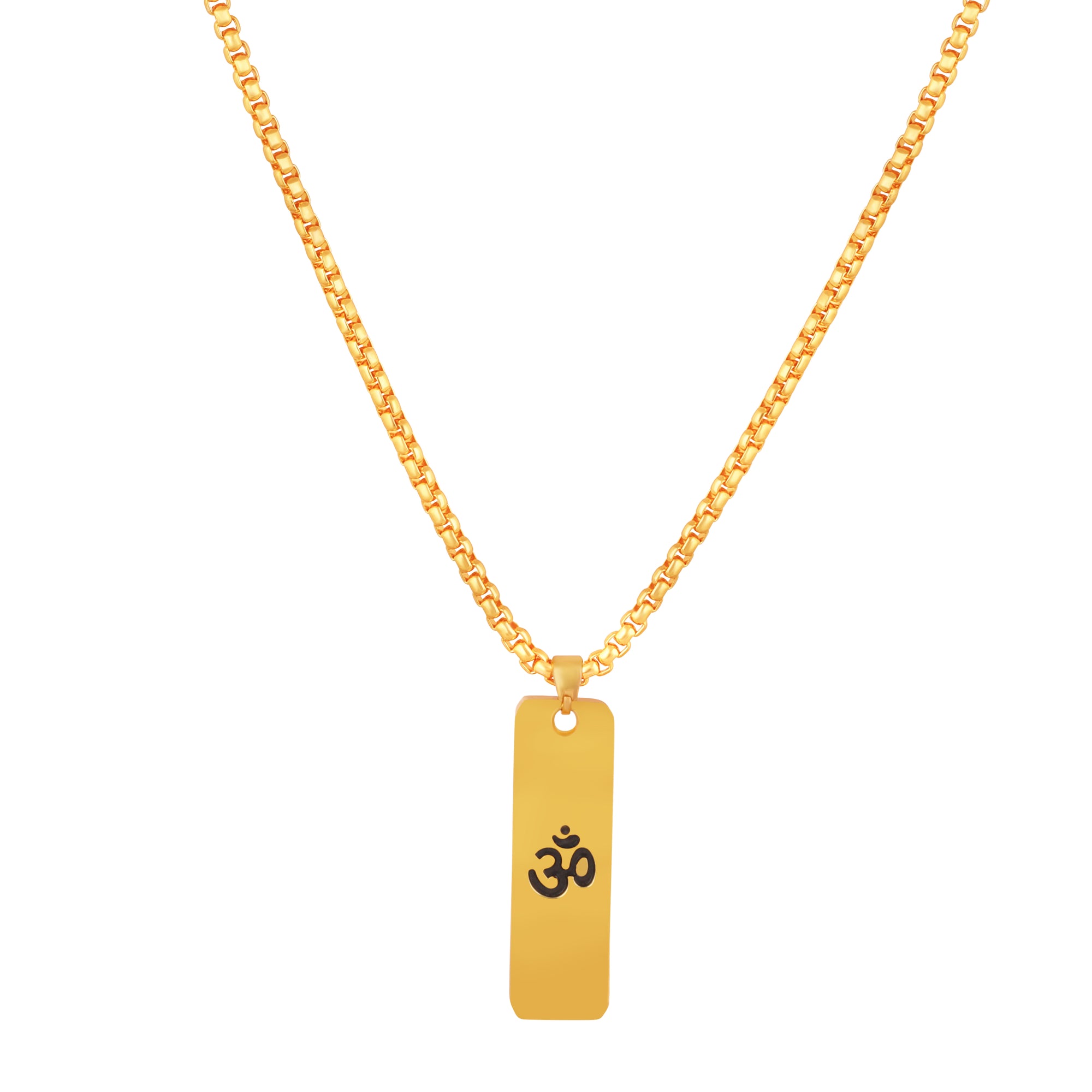 Om Locket Pendant Necklace