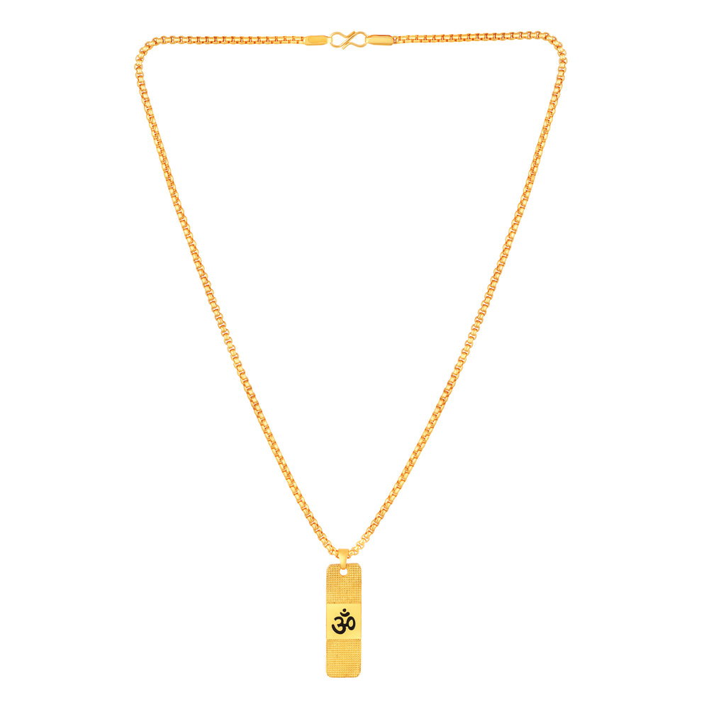 Om Locket Pendant Necklace
