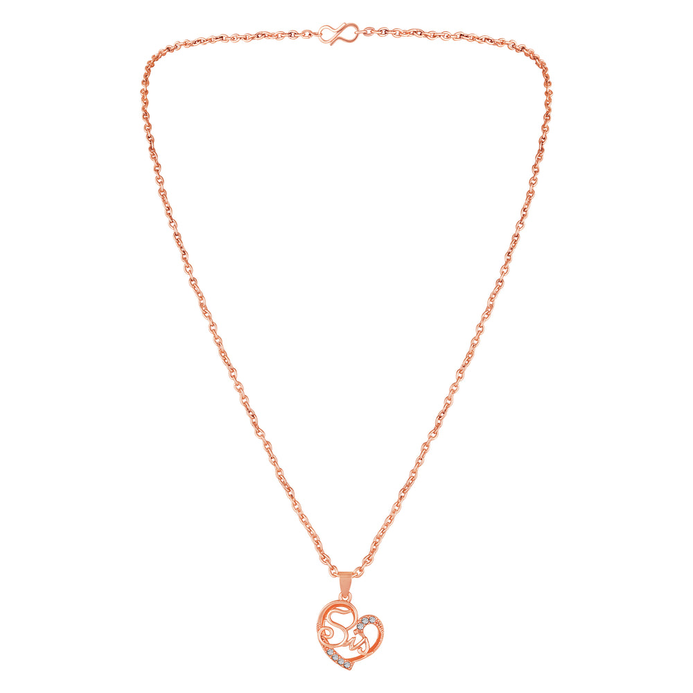 Love You Sis Heart Pendant