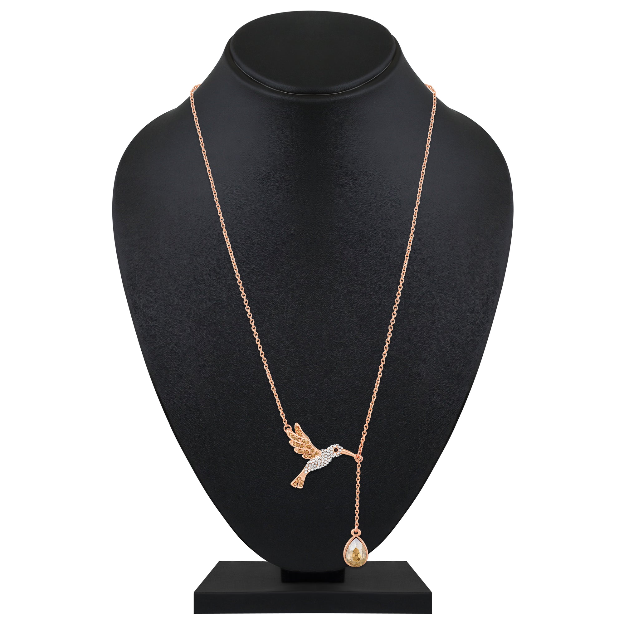 Hummingbird-Shaped Pendant Necklace