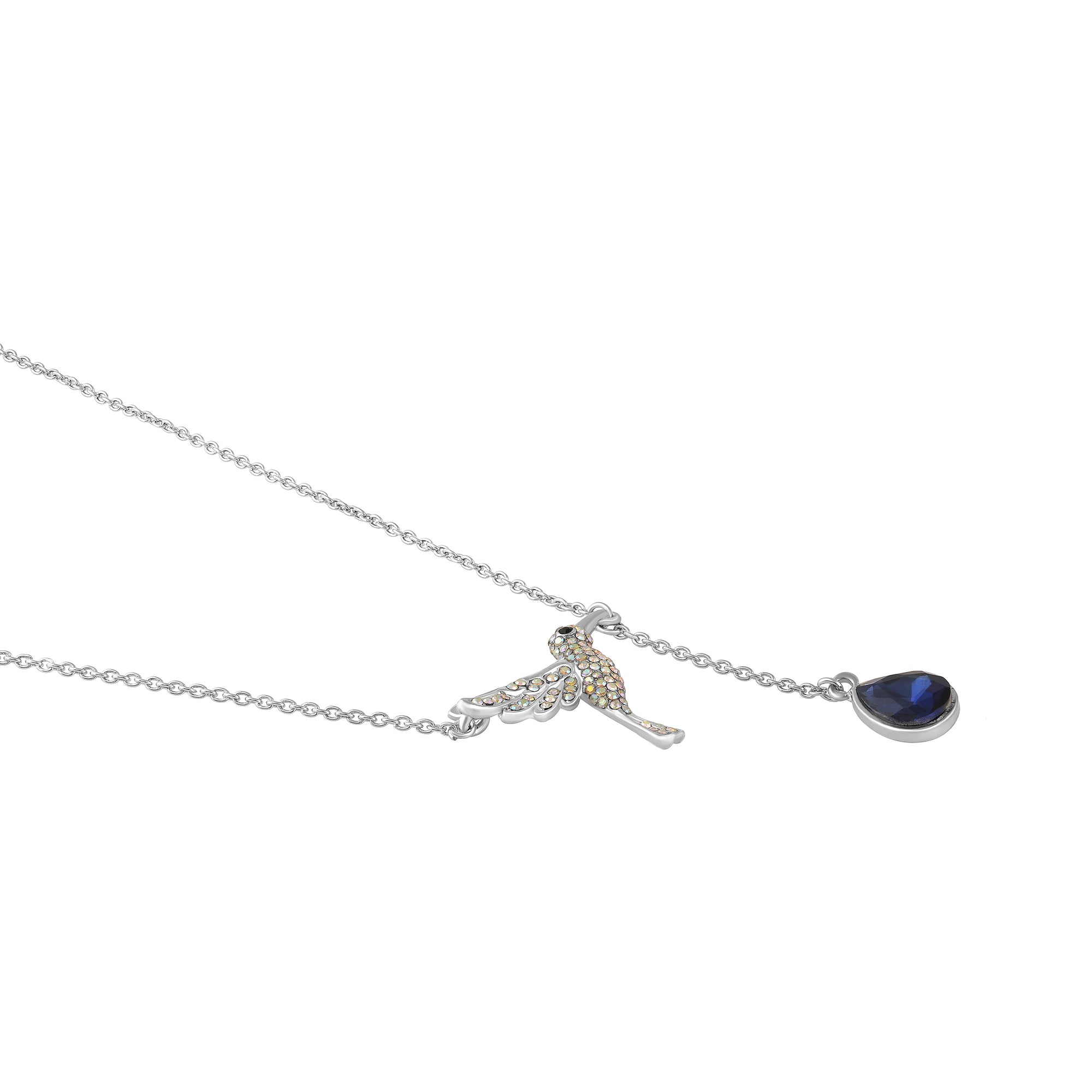 Hummingbird-Shaped Pendant Necklace